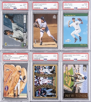 1993-1999 Topps and Assorted Brands Derek Jeter Graded Collection (6 Different)
